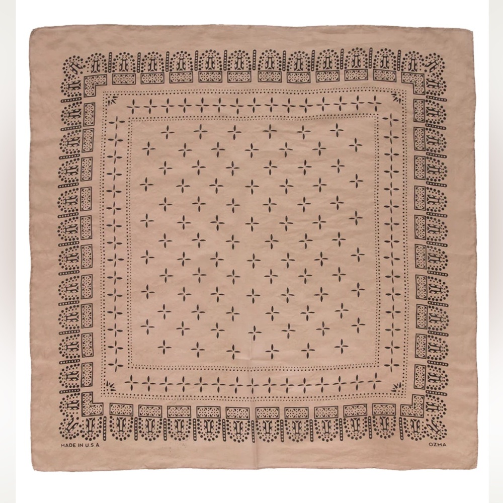 OZMA 1930s Bandana, regen silk, Taos